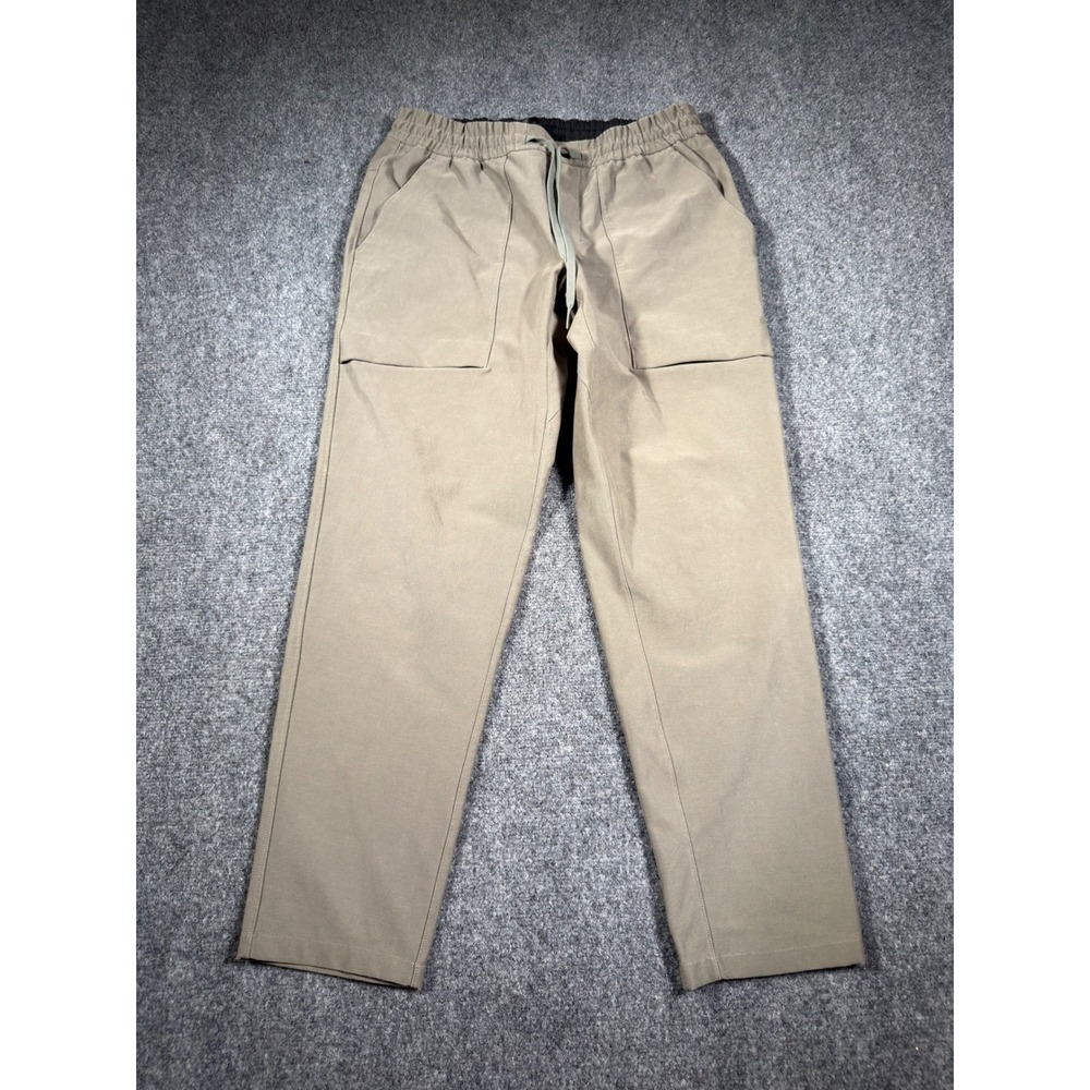 Lululemon Bowline Pant Mens Large Olive Drawstring Utility Casual Lounge Pants